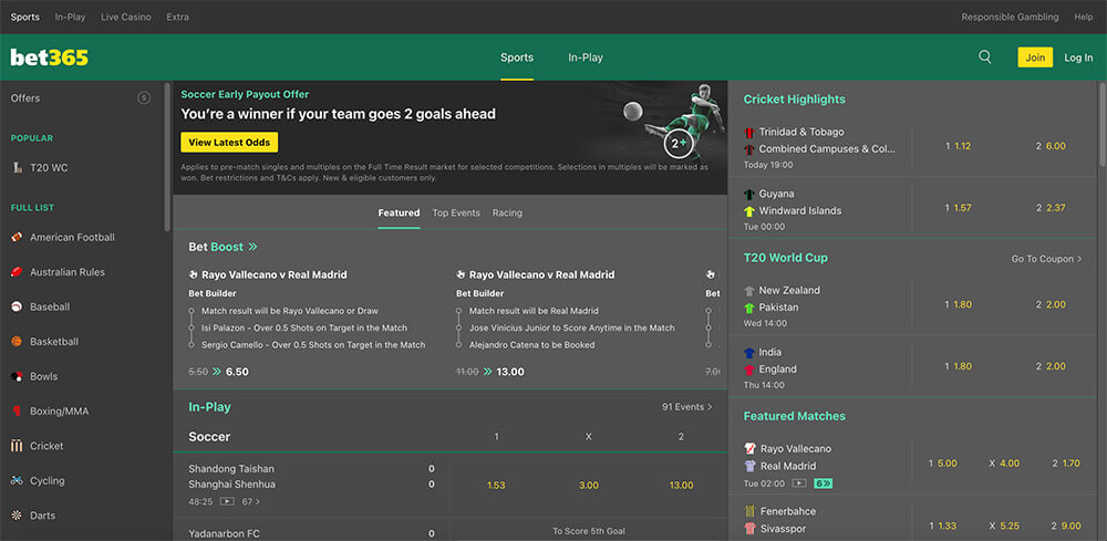 bet365 website